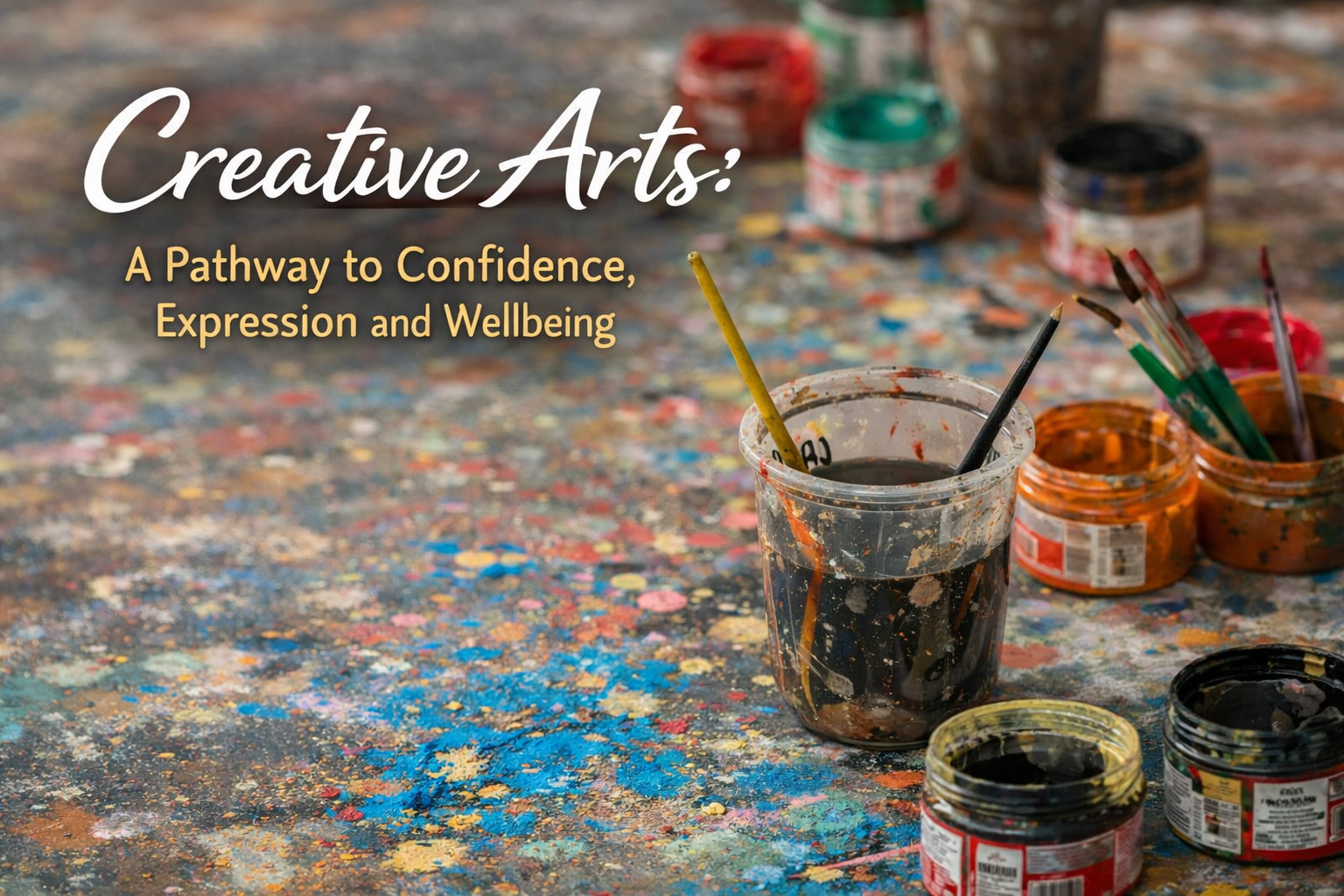 How creative arts is a pathway to Confidence, Expression and Wellbeing